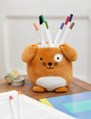 Portapenne In Peluche Fluffy Woof Cane