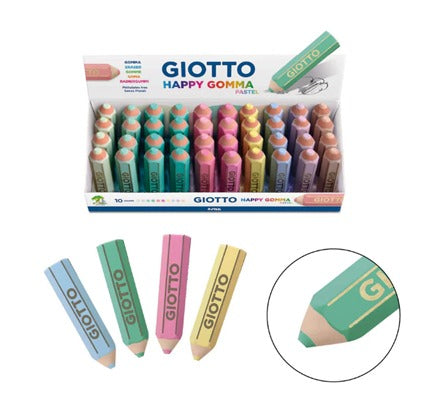 Giotto Happy Gomma Da Cancellare Pastel