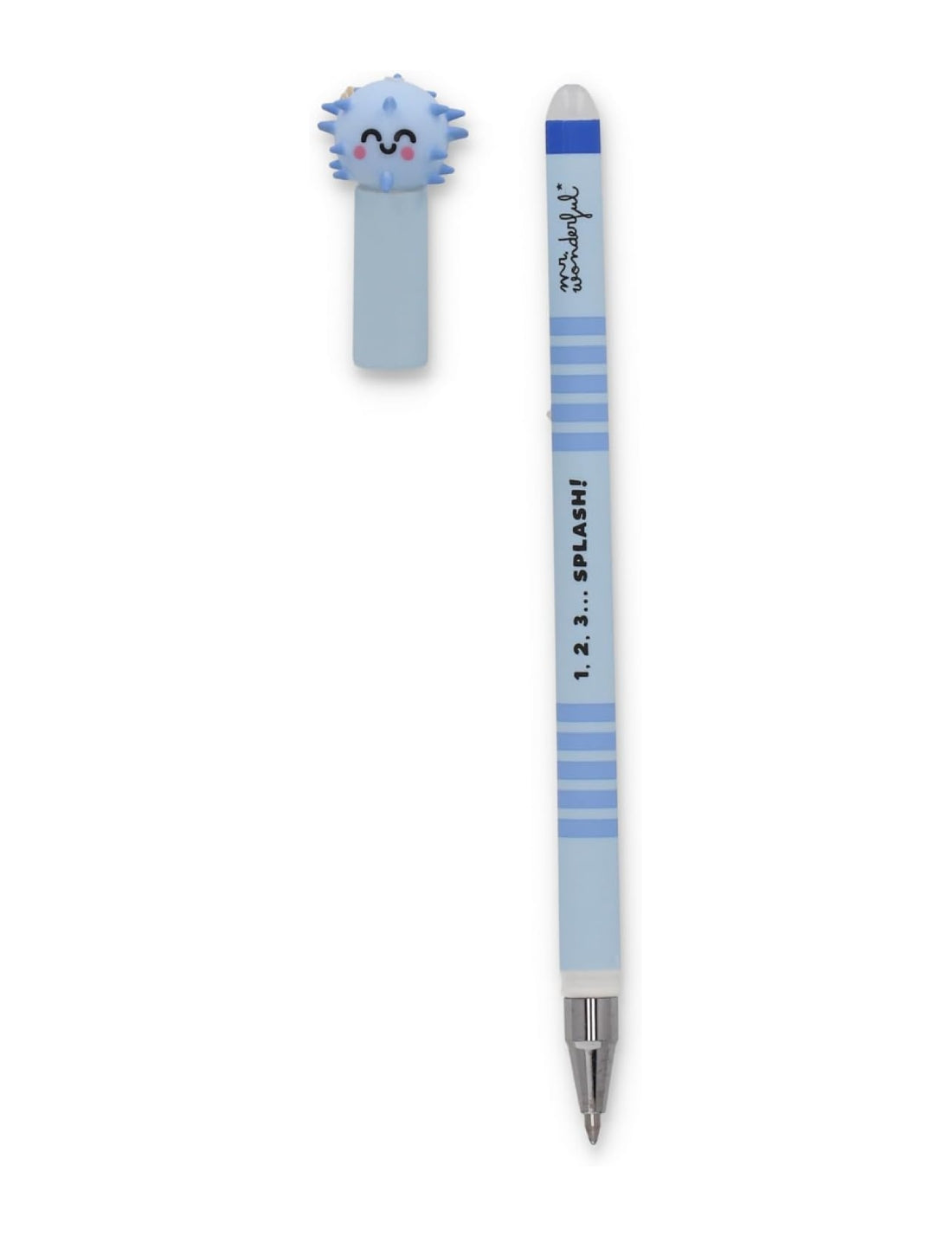 Penna Gel Cancellabile Pesce Palla 1 2 3 Splash