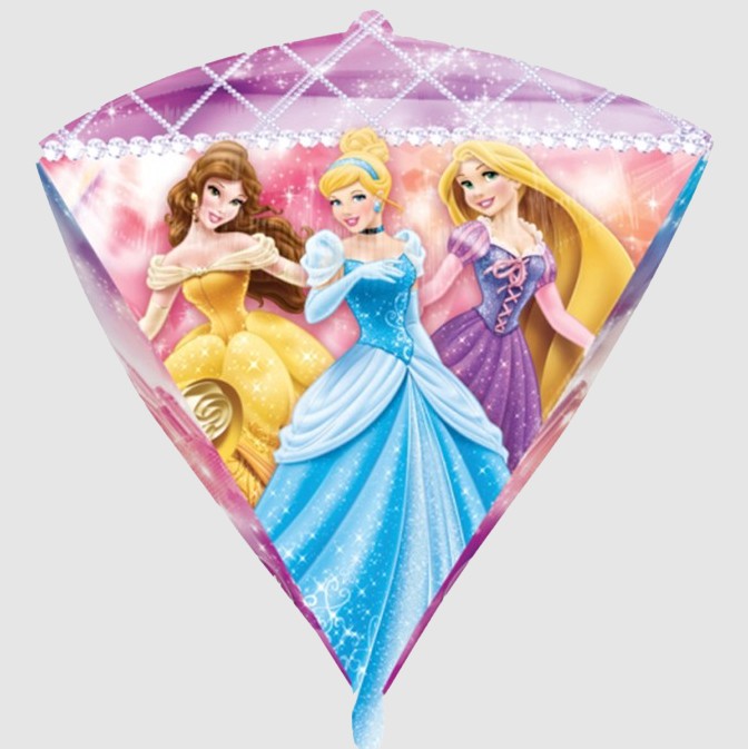 Palloncino Metalfoil Disney Principesse 18" 46cm