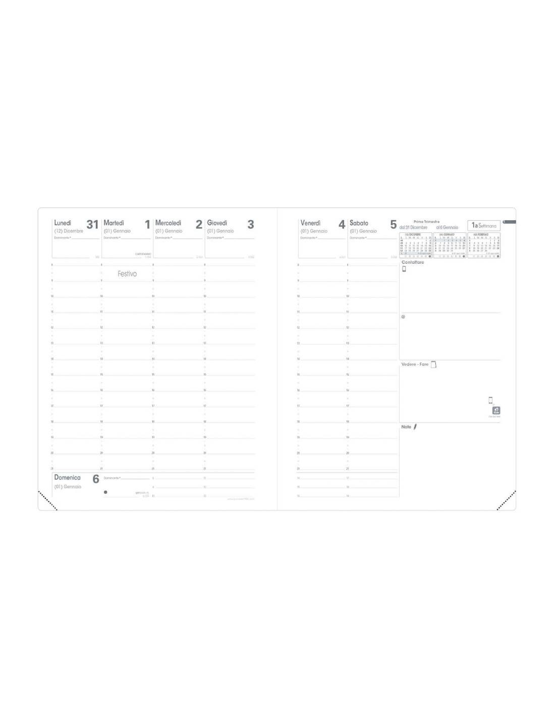 Agenda Settimanale 13 Mesi 2026 Quo Vadis Presidente Marlow Cammello
