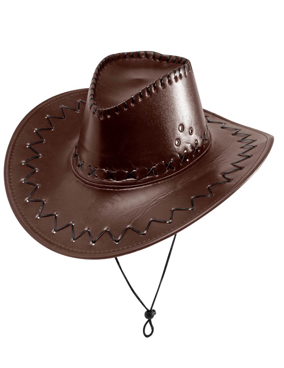 Cappello Di Carnevale In Similpelle Da Cowboy