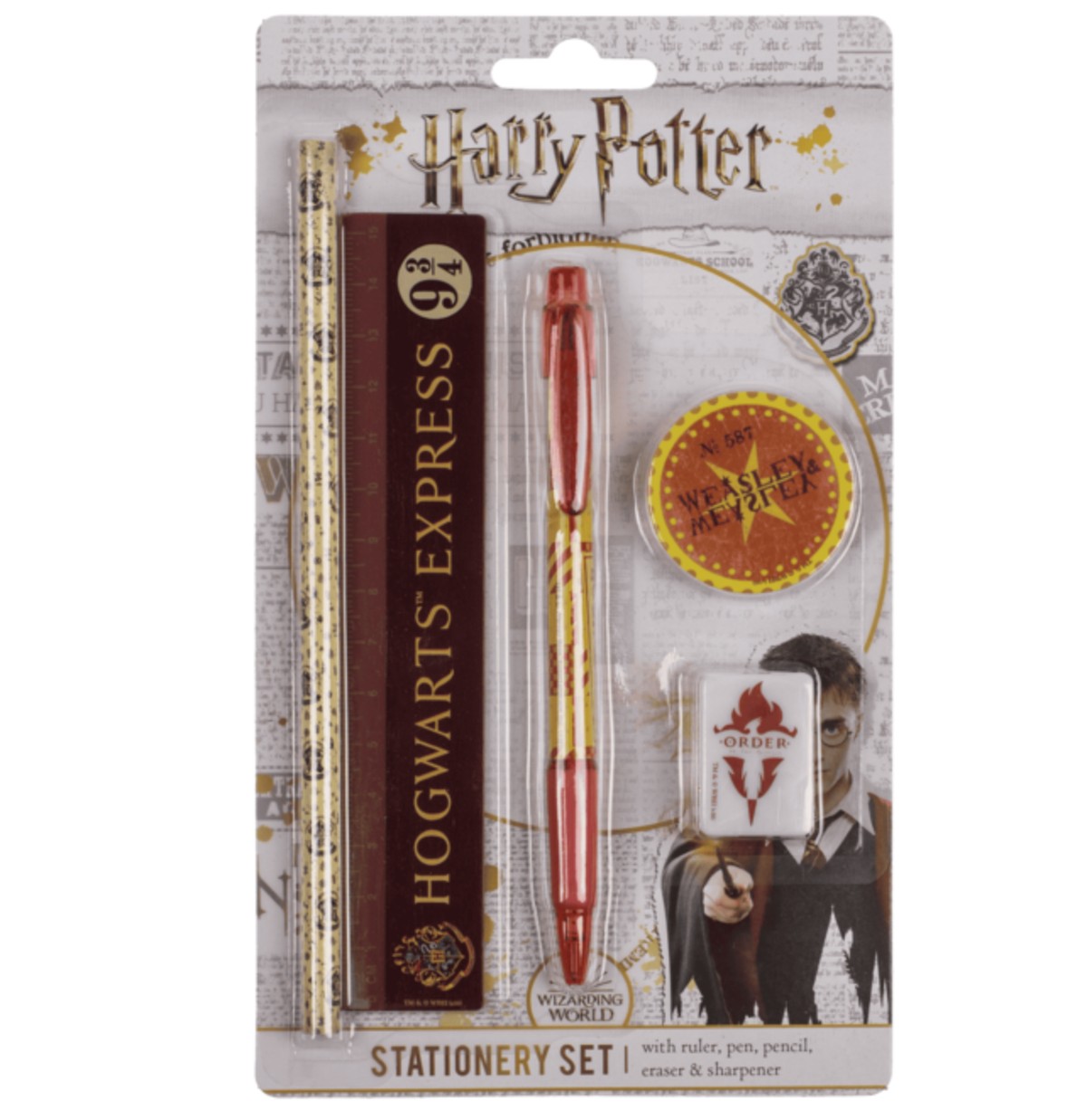 Set Cancelleria Harry Potter Hogwarts