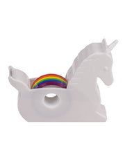 Dispenser Per Nastro Adesivo Unicorno Arcobaleno Con Nastro 10cm