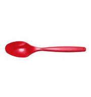 Cucchiai in Plastica Rossi - Lavabili Set.12pz.