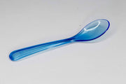 Cucchiai in Plastica Azzurro Trasparente - Lavabili Set.12pz.