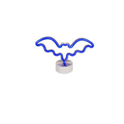 Lampada Led Pipistrello Neon Luce Blu