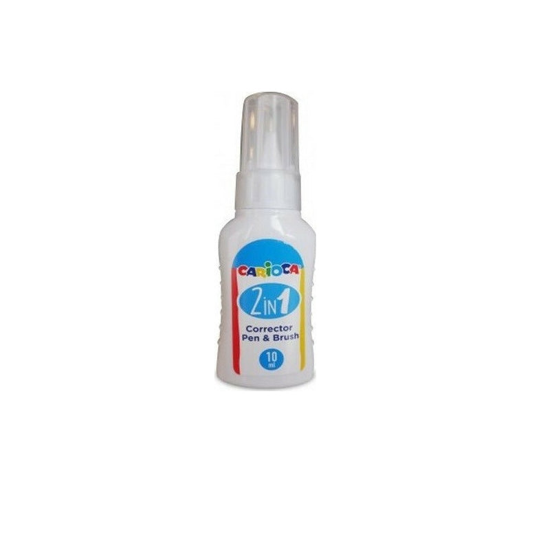 Carioca Correttore Bianchetto 2 In 1 Penna e Pennello
