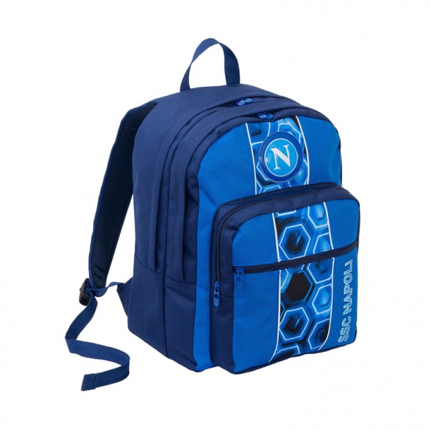 Zaino Doppio Scomparto SSC Napoli Seven 30x41x12cm