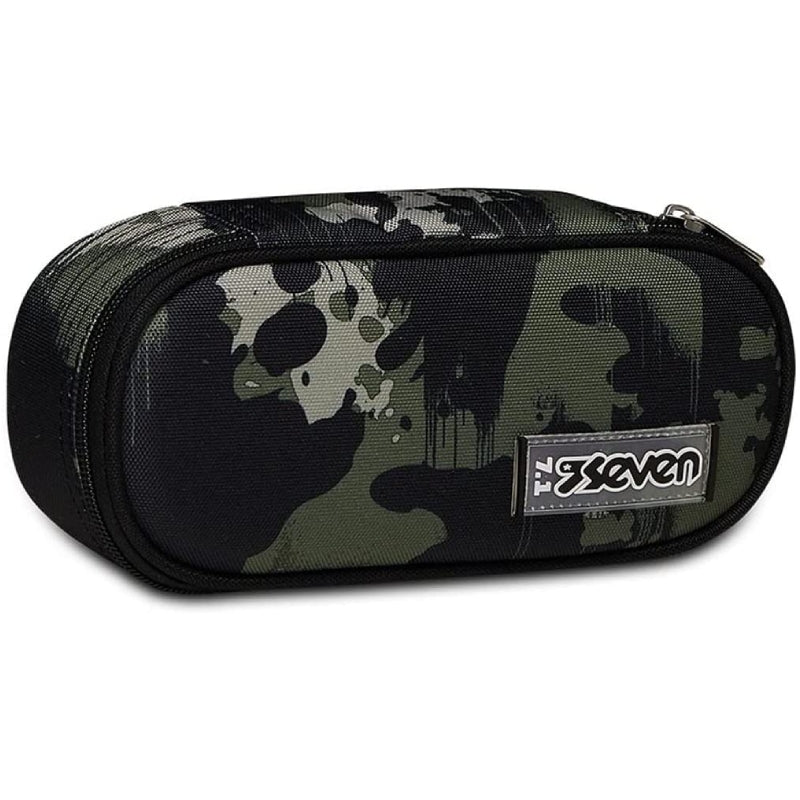 Astuccio Portapenne Ovale Seven Round Plus Freethink Boy Camo