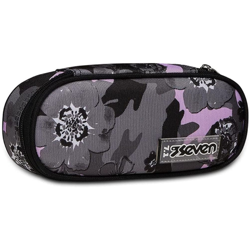 Astuccio Portapenne Ovale Seven Round Plus Freethink Girl Lollipop Pink