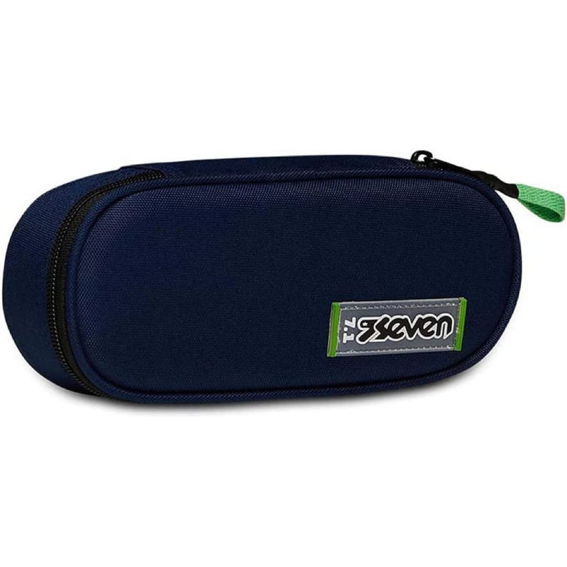 Astuccio Portapenne Ovale Seven Round Plus Freethink Unisex Blue Deep