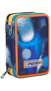 Astuccio Completo 3 Zip Seven Retrocolor