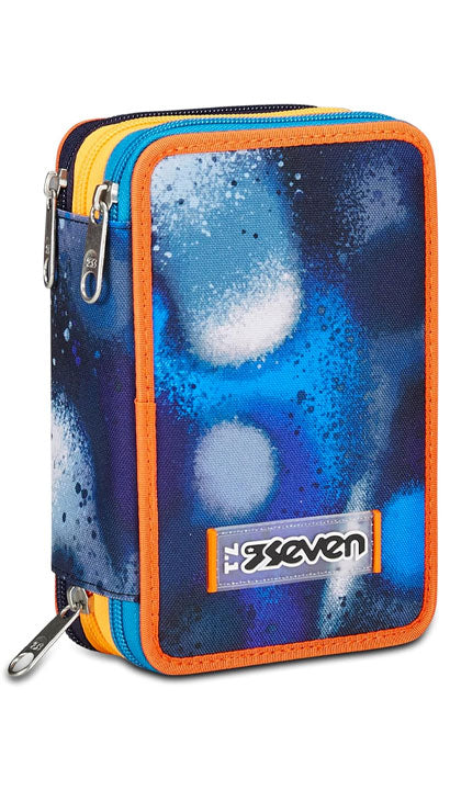 Astuccio Completo 3 Zip Seven Retrocolor
