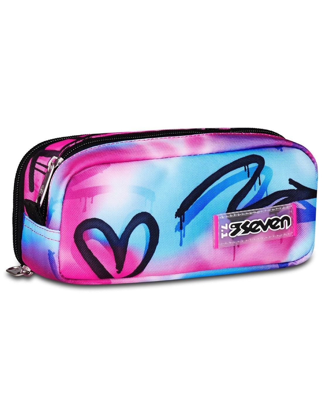 Astuccio Portapenne Doppio Seven Sprint Paint Girl