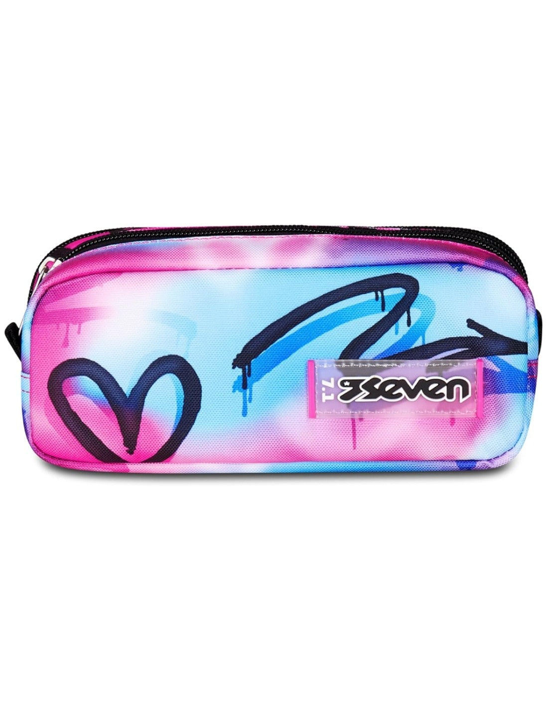 Astuccio Portapenne Doppio Seven Sprint Paint Girl