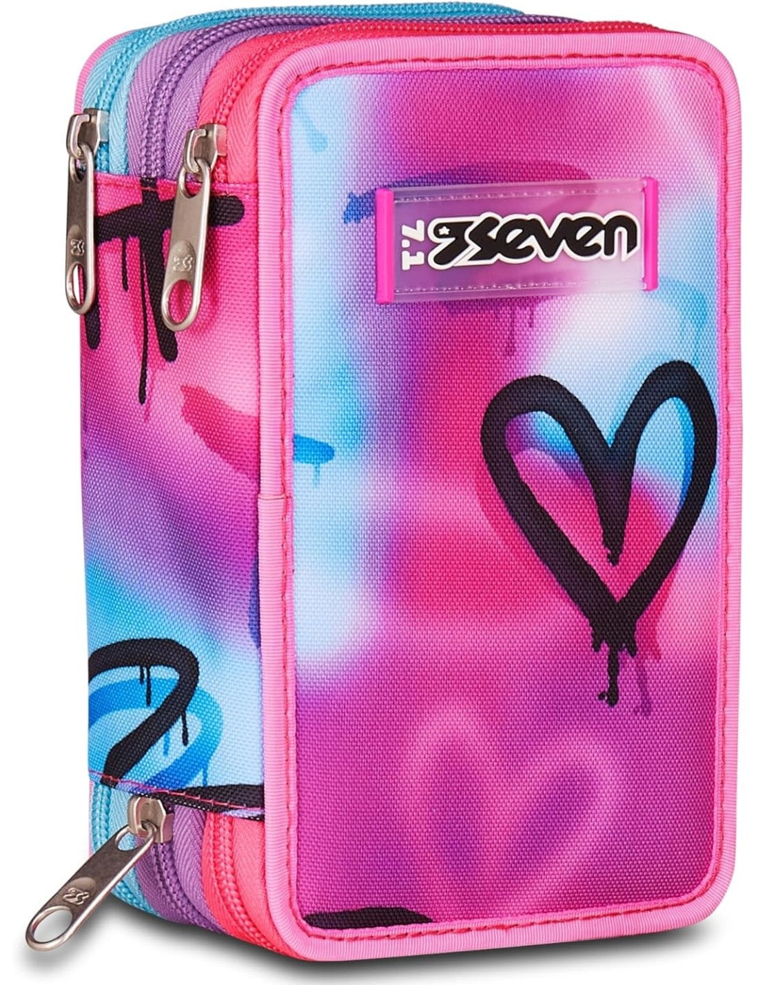 Astuccio Completo 3 Zip Seven Sprint Paint Girl