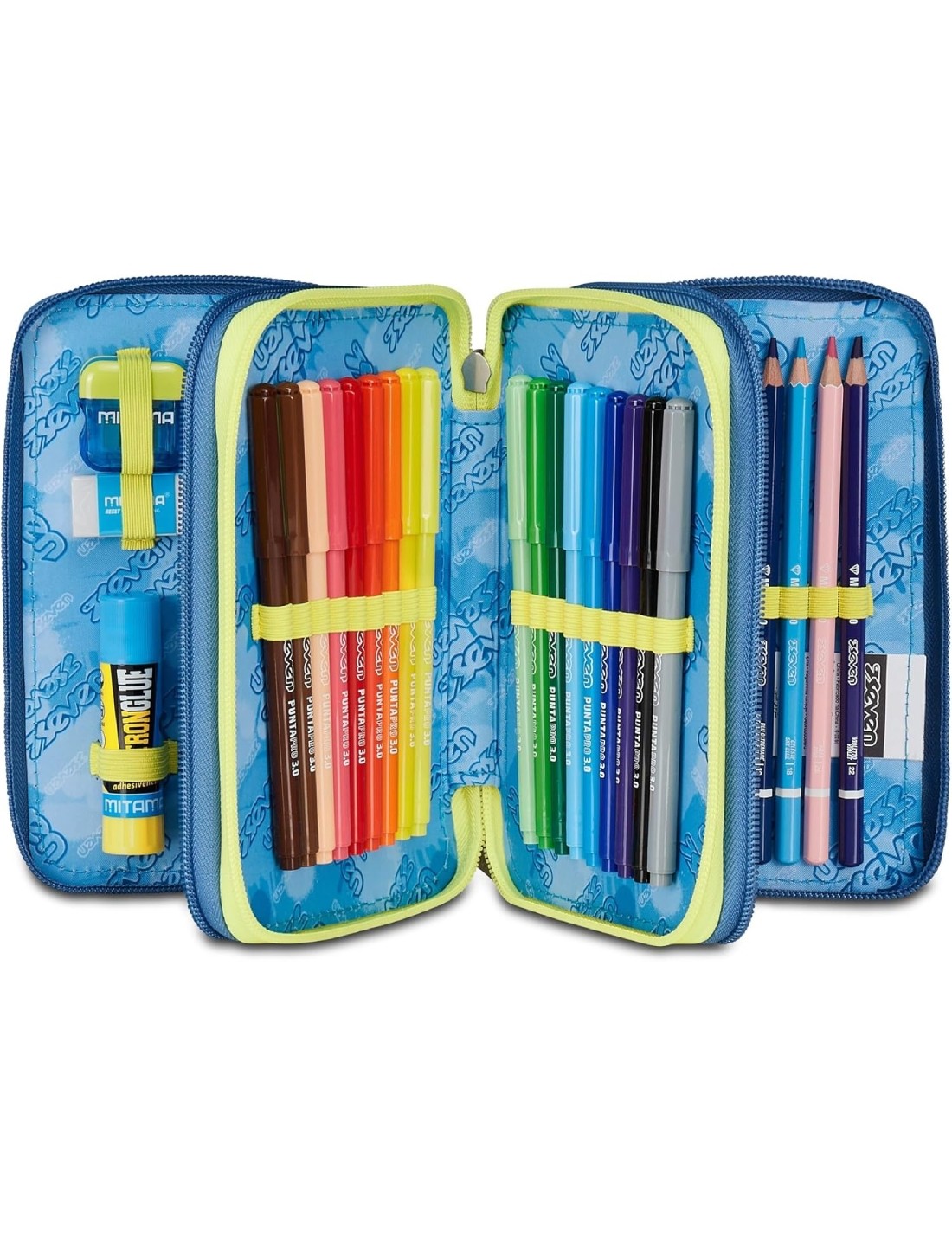 Astuccio Completo 3 Zip Seven Shady Dye Boy