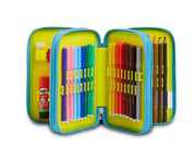 Astuccio Completo 3 Zip Pen Pad Personal Art Seven