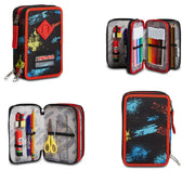 Astuccio Completo 3 Zip Seven Scratchy Boy