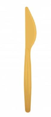 Coltelli in Plastica Gialli set. 10pz. - Lavabili