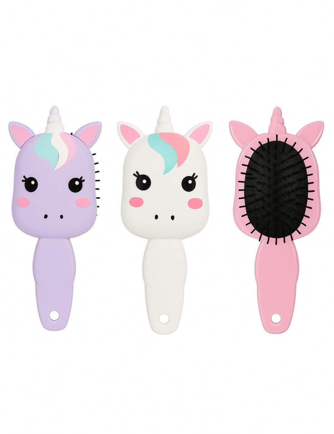 Spazzola Capelli Unicorno Con Manico