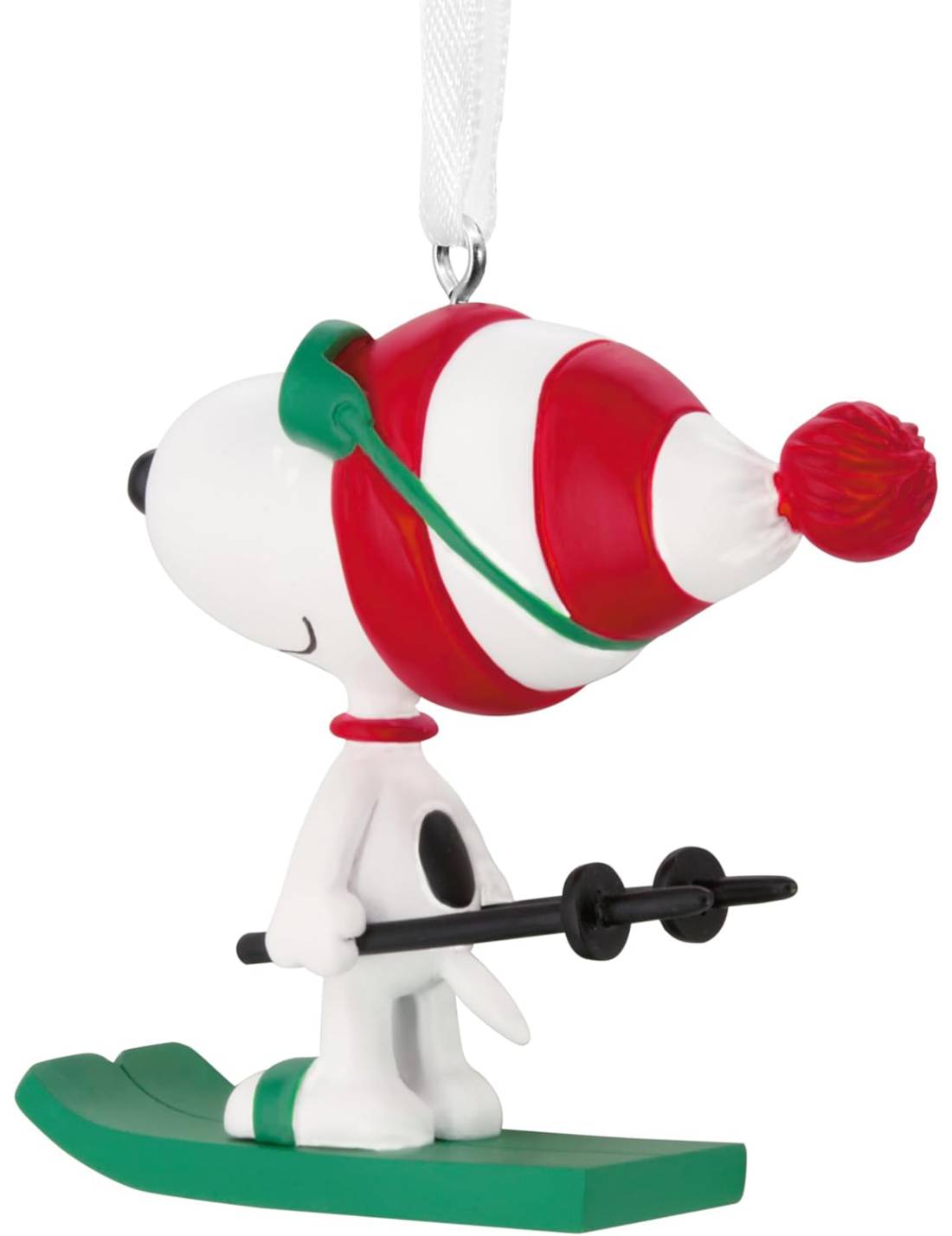 Addobbo Albero Di Natale Snoopy Sciatore