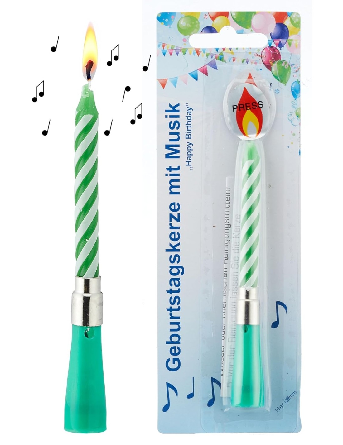 Candelina Di Compleanno Musicale 11cm