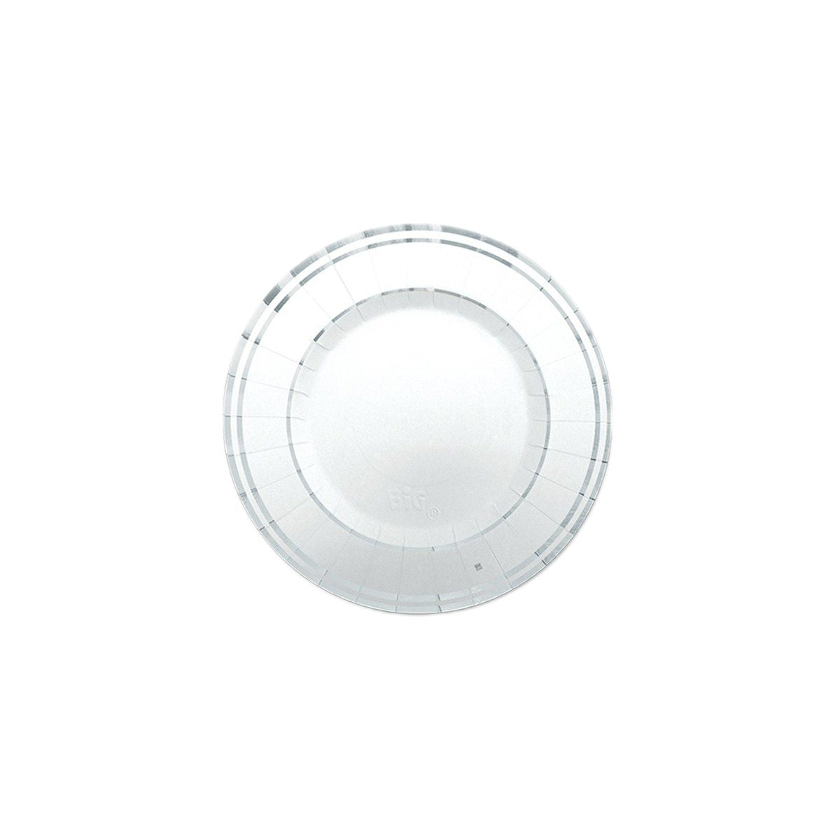 Sottopiatti Di Carta Bianco Dettaglio Argento 8pz.