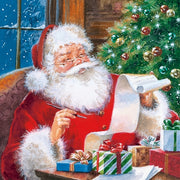 Tovaglioli Di Carta Natalizi Ufficio Di Babbo Natale 33cm 20pz