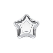 Piatti Piani Stella Argento Conf. 6pz
