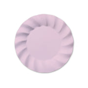 Piatti Piani Rosa Chiaro Ondulati Ø20cm 8pz.
