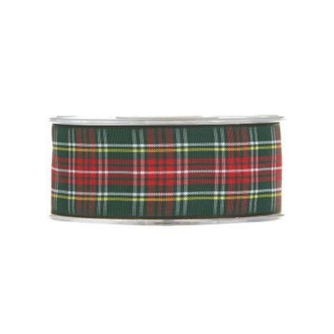 Nastro In Tessuto Tartan Scozzese 30mmx20m