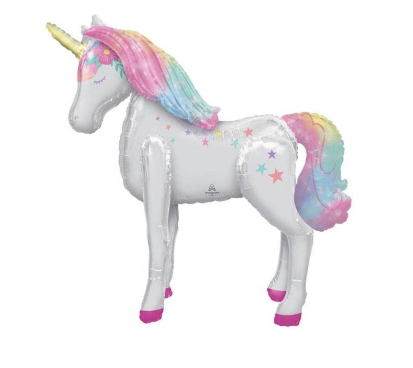 Palloncino Mylar Sagomato Unicorno 46" 116cm
