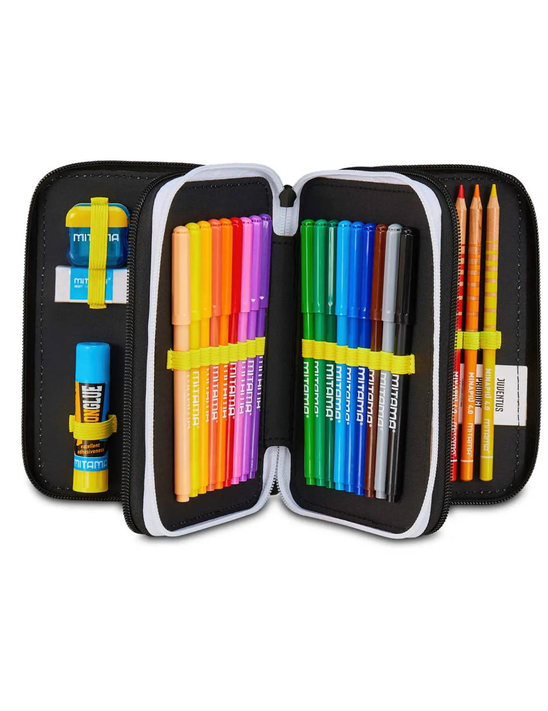 Astuccio Completo 3 Zip Juventus Magic Goal