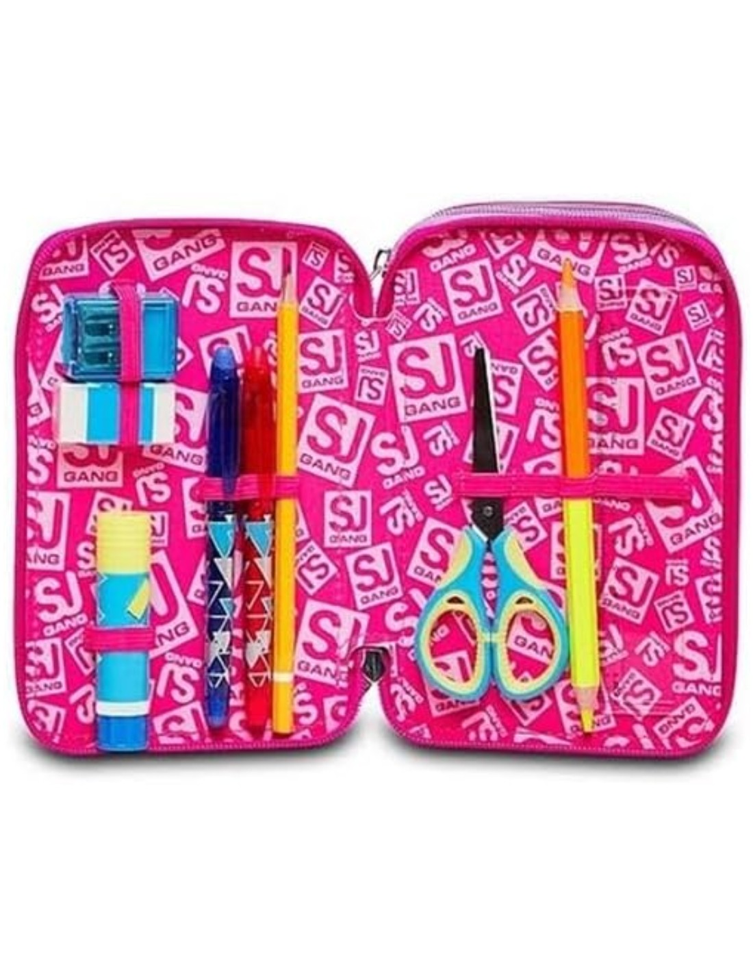 Astuccio Completo 3 Zip Seven Sj Gang Heart Lolly