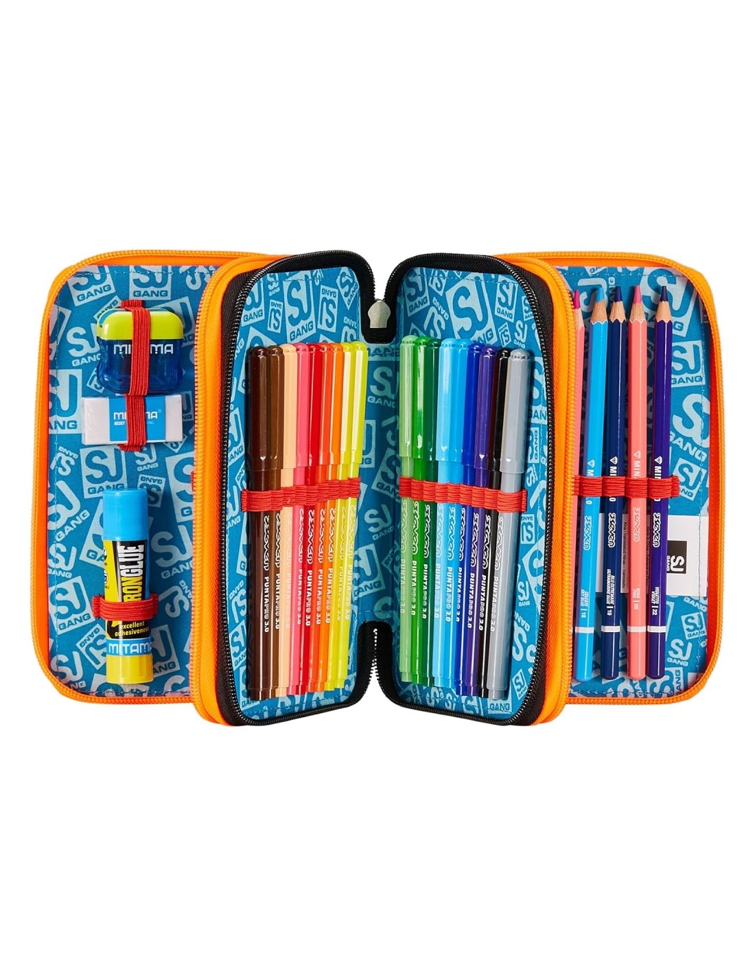 Astuccio Completo 3 Zip Seven SJ Gang RexMe