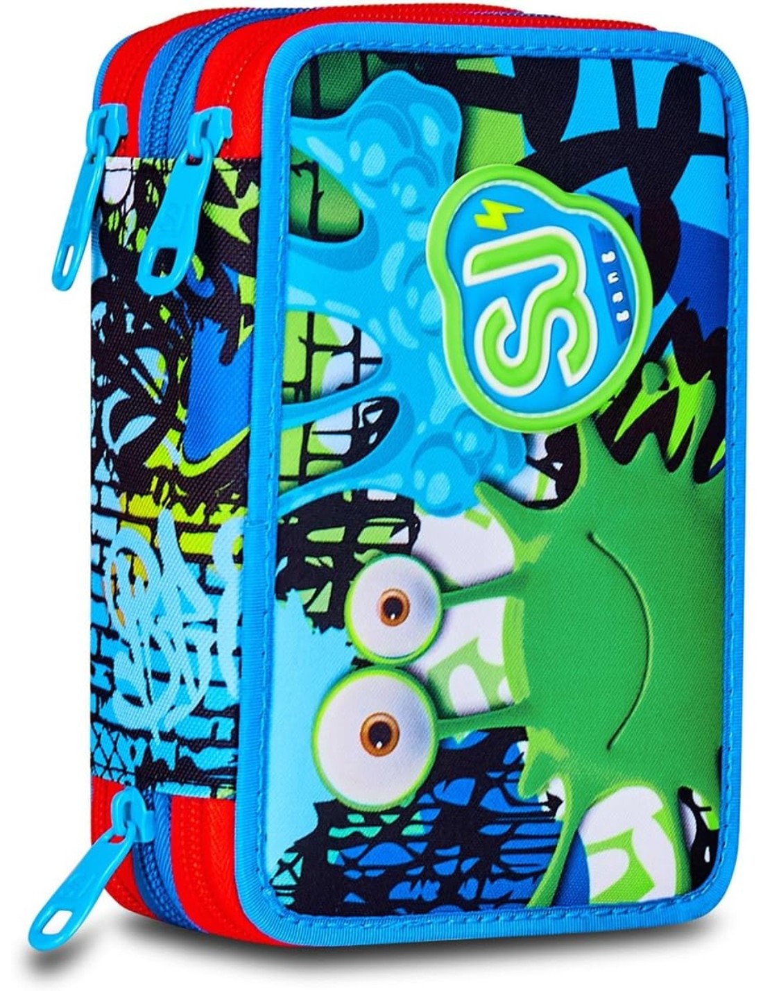 Astuccio Completo 3 Zip Seven Sj Gang Fantasy Boy