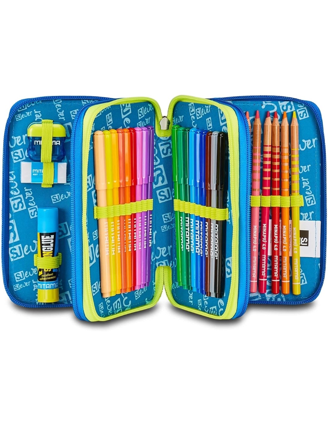 Astuccio Completo 3 Zip Seven Sj Gang Writer Boy