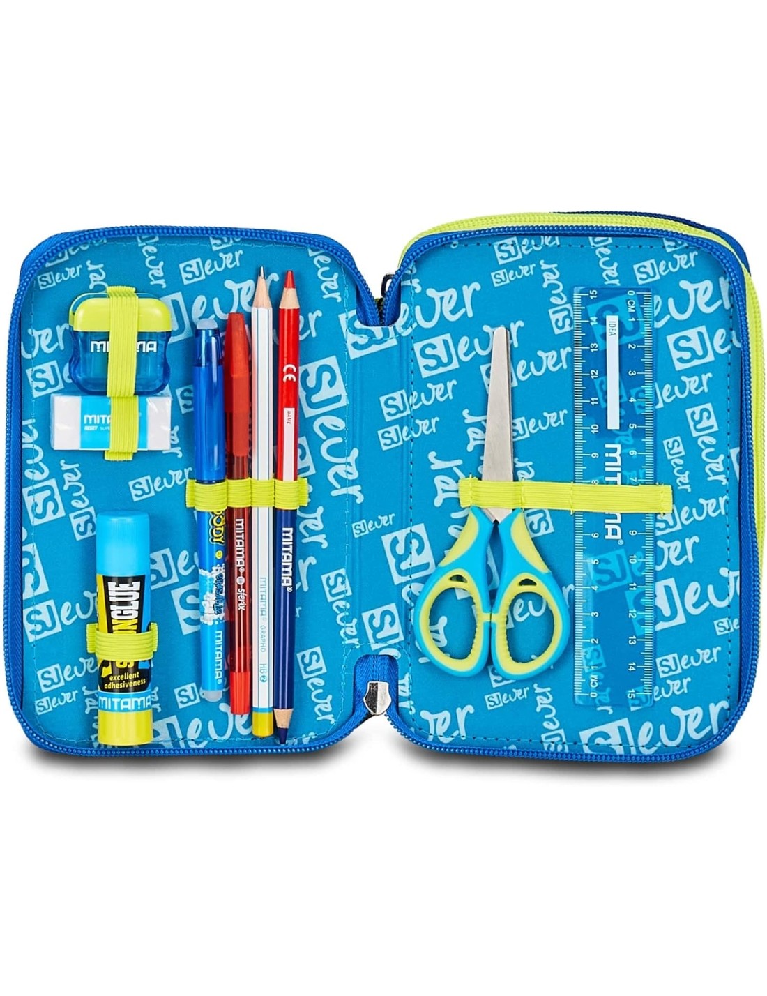 Astuccio Completo 3 Zip Seven Sj Gang Writer Boy