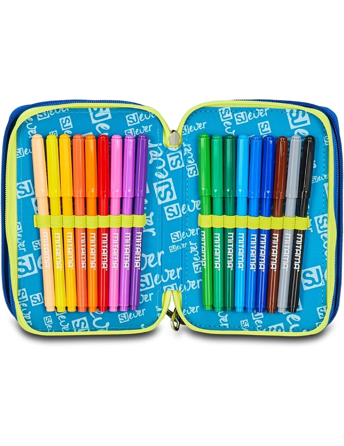 Astuccio Completo 3 Zip Seven Sj Gang Writer Boy