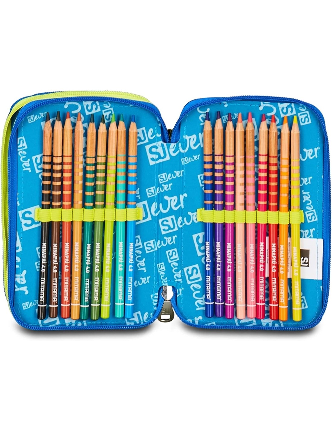 Astuccio Completo 3 Zip Seven Sj Gang Writer Boy