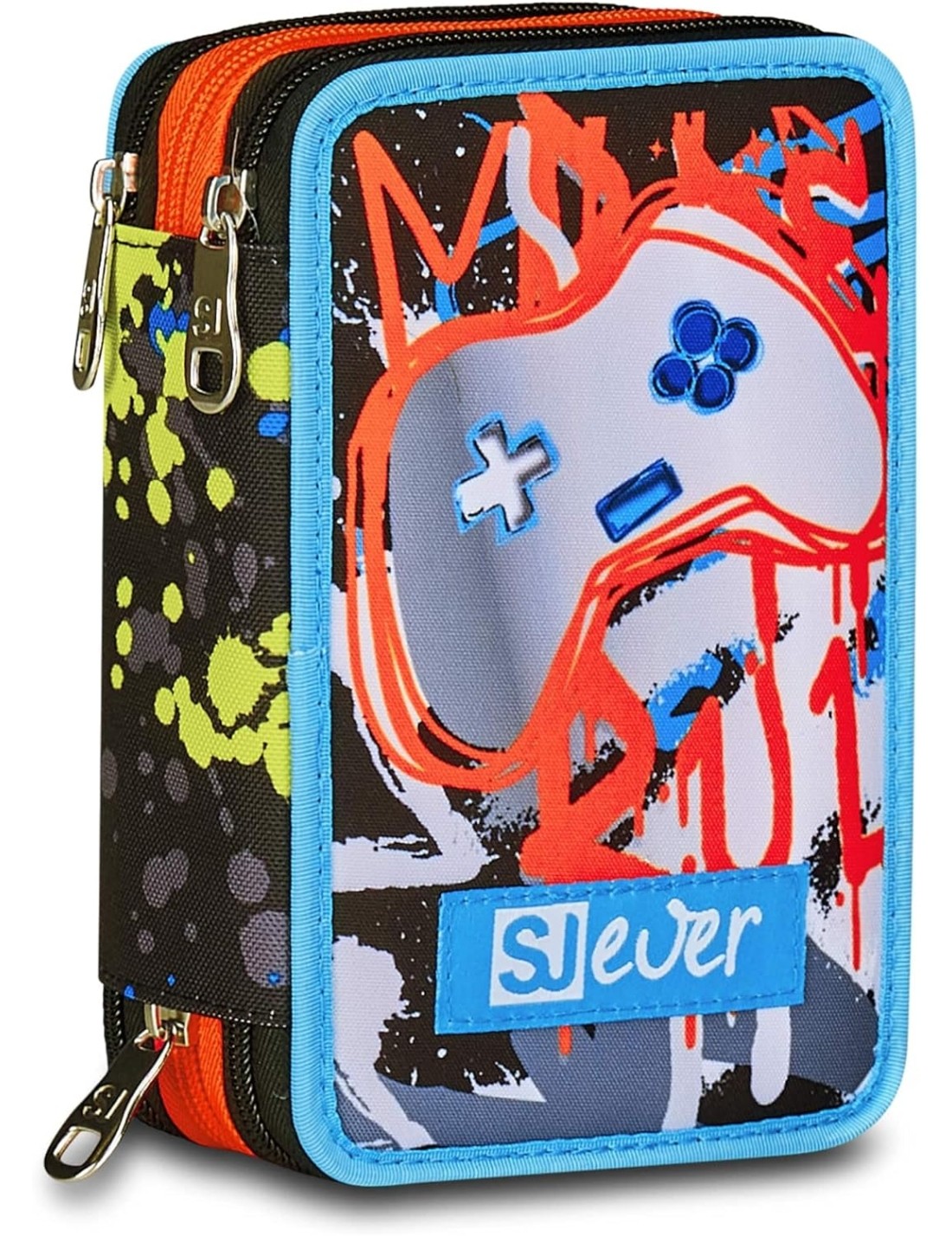 Astuccio Completo 3 Zip Seven Sj Gang Rules Boy