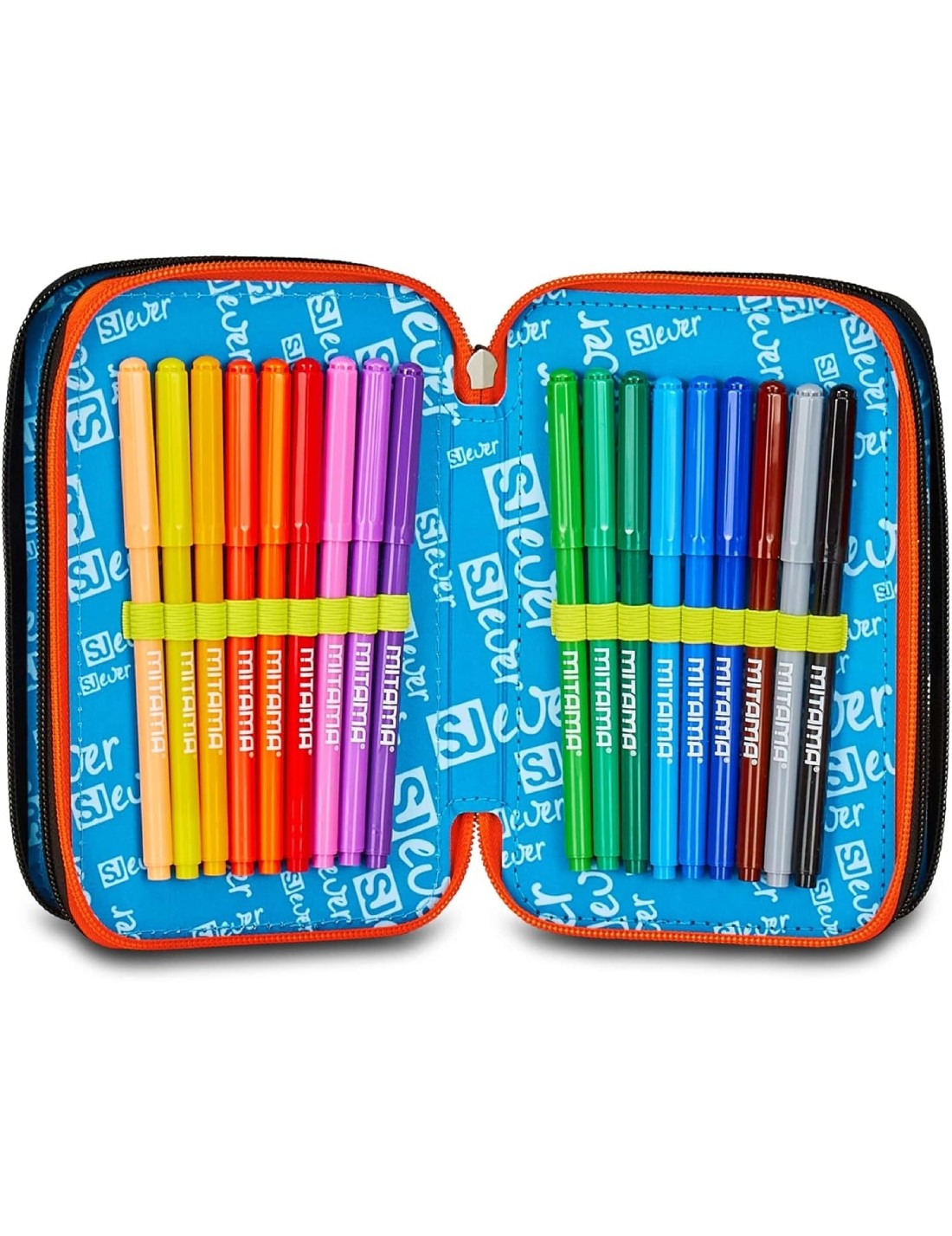 Astuccio Completo 3 Zip Seven Sj Gang Rules Boy
