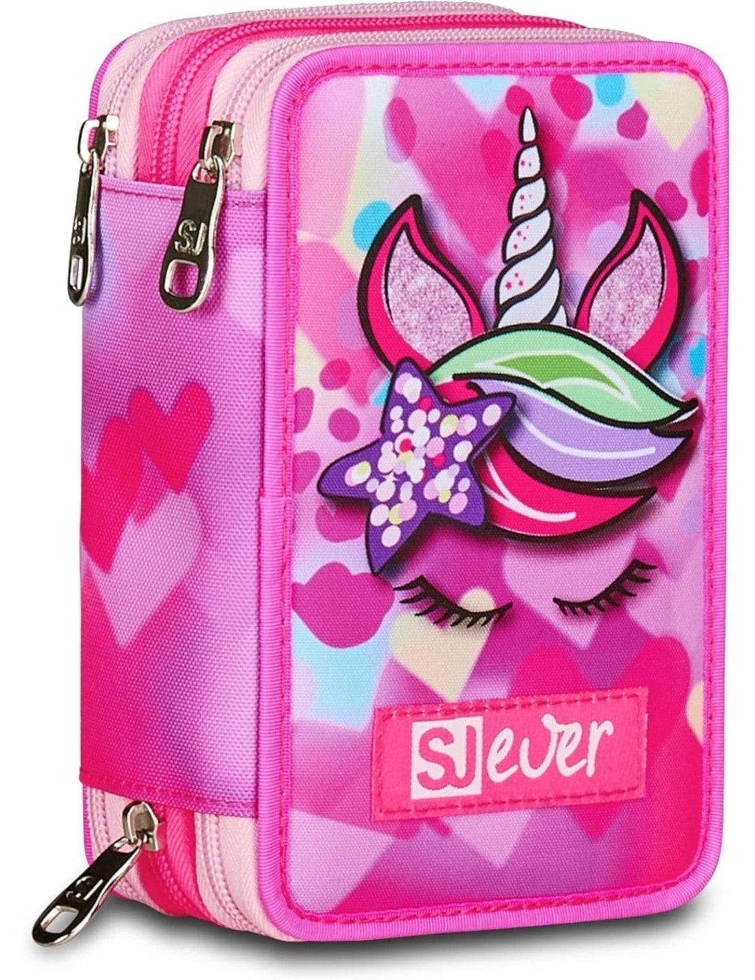 Astuccio Completo 3 Zip Seven Sj Gang Unicornside Girl
