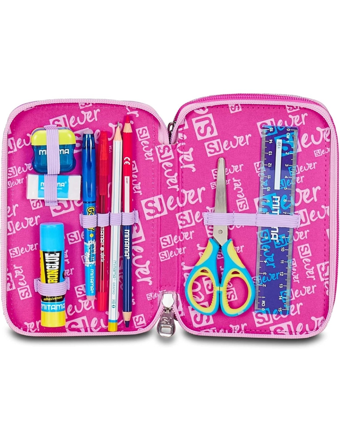 Astuccio Completo 3 Zip Seven Sj Gang Unicornside Girl