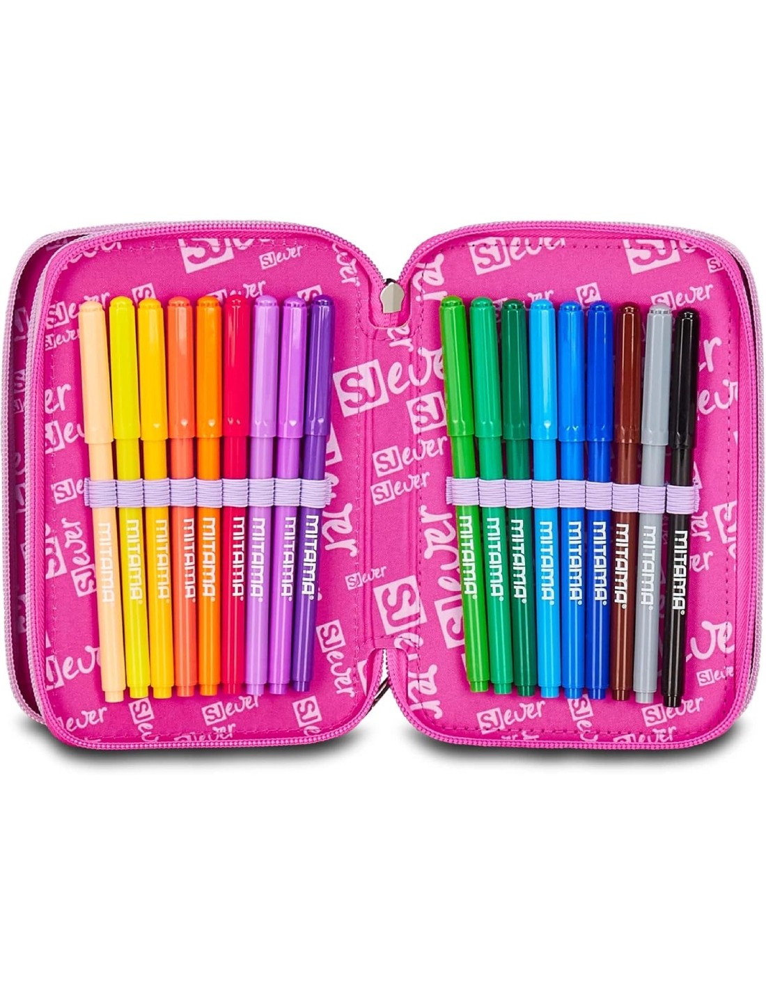 Astuccio Completo 3 Zip Seven Sj Gang Unicornside Girl