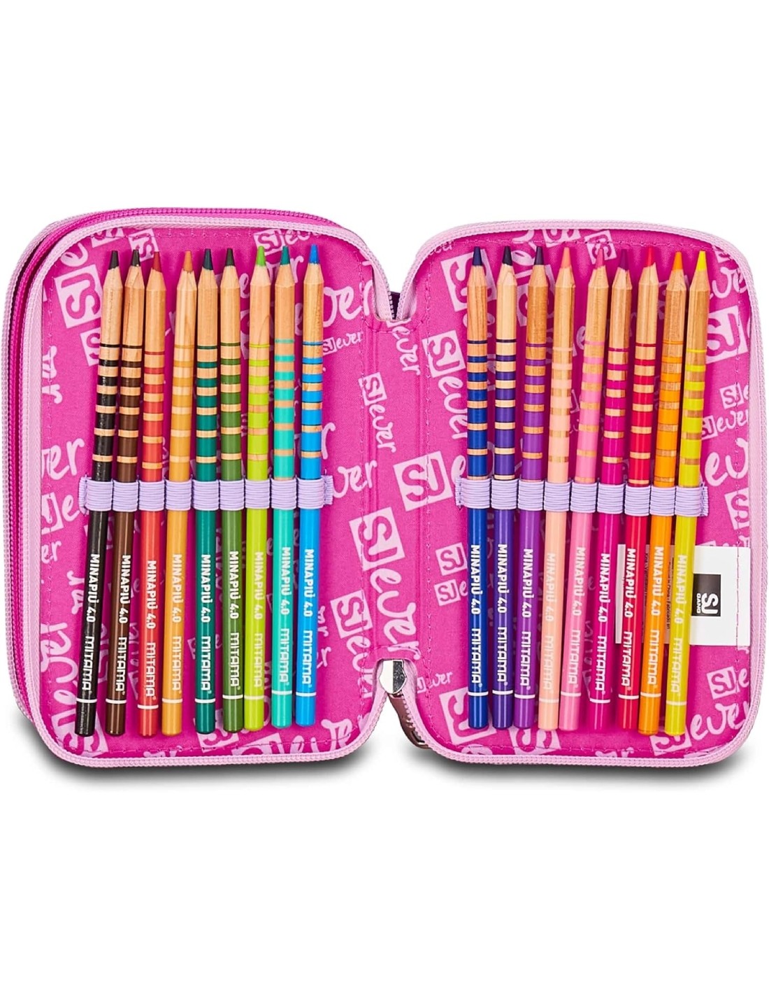 Astuccio Completo 3 Zip Seven Sj Gang Unicornside Girl