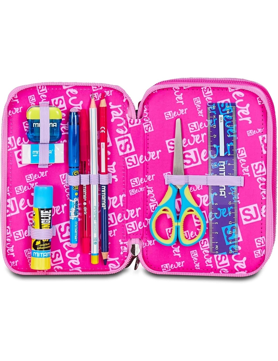 Astuccio Completo 3 Zip Seven Sj Gang Fixstar Girl