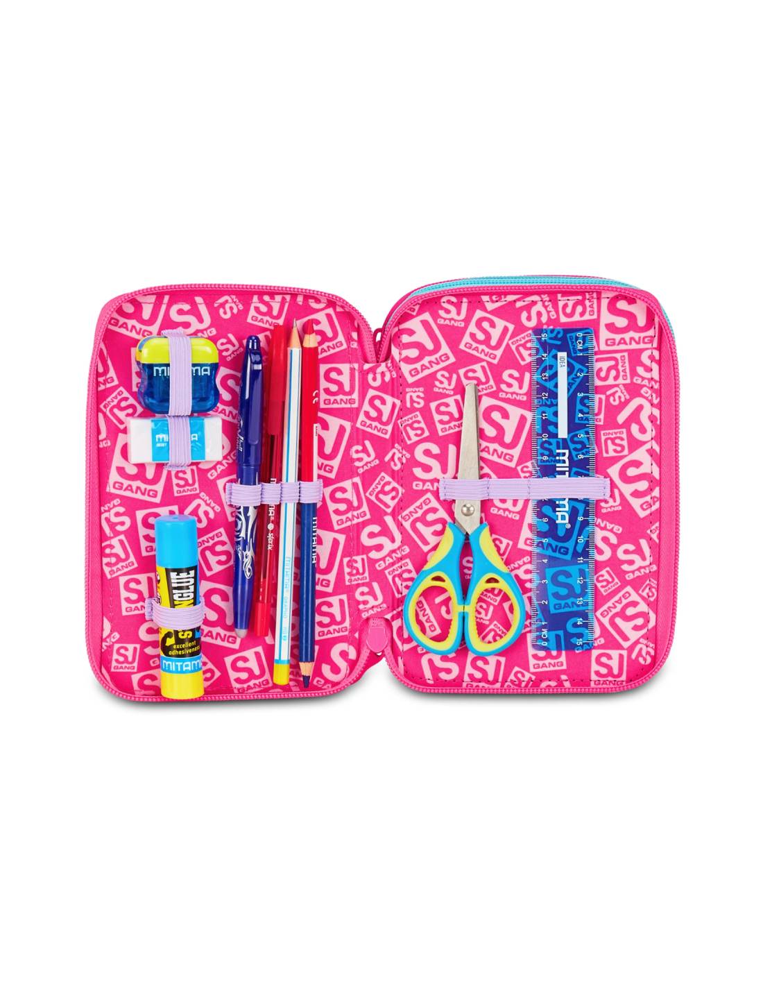 Astuccio Completo 3 Zip Seven Sj Gang Plushy Rabbit